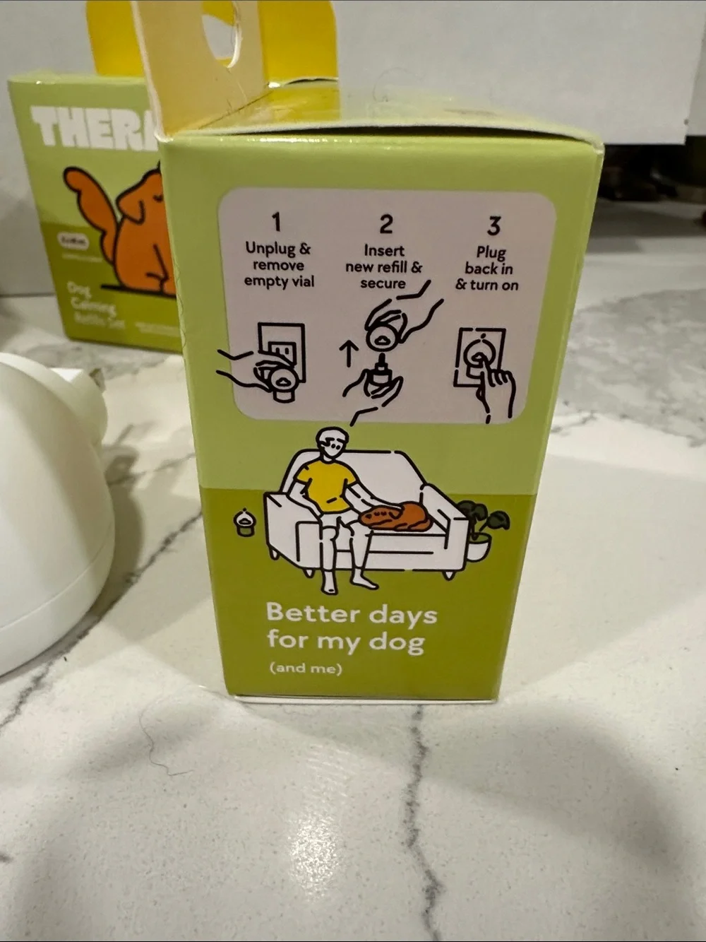 Therapet Dog Calming Refill set- 2 diffusers and 8 refills